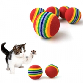 5 Kom Rainbow Ball Mačka Igračka