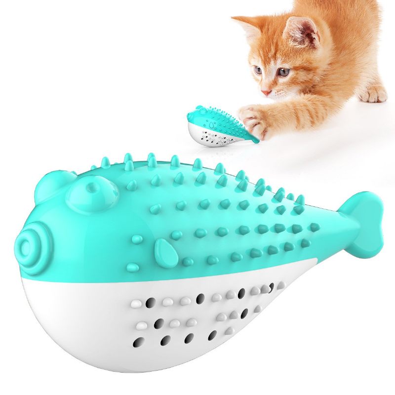 Cat Interactive Fish Toy Catnip Četkica Za Zube