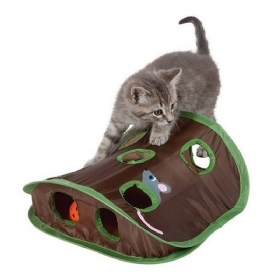 Igra Cat Mice Intelligence Toy Bell Šator S 9 Rupa