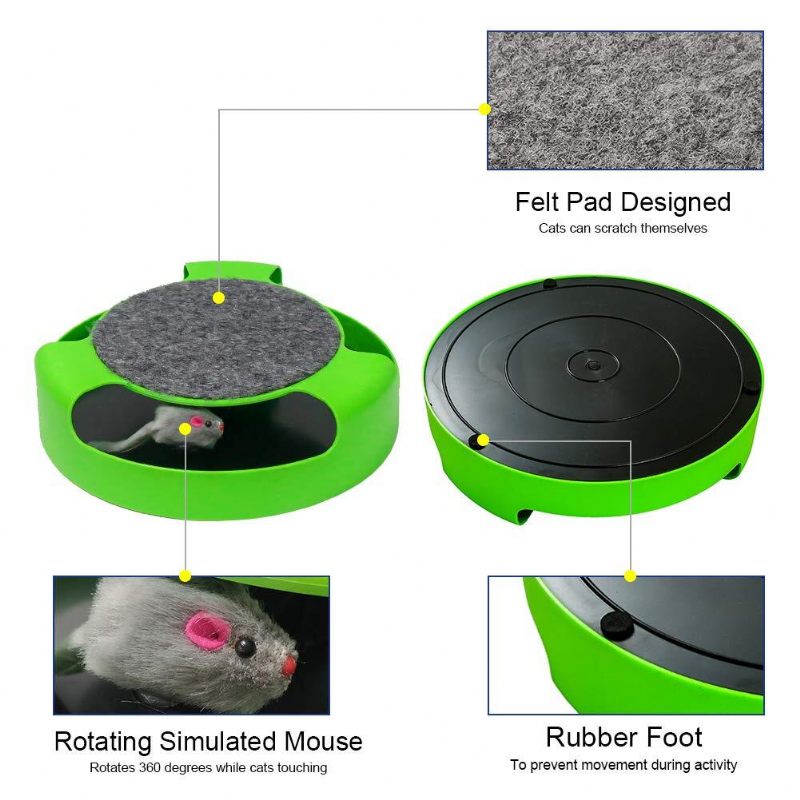 Interaktivne Igračke Mačka Trčanje Miševi Podloga Za Grebanje