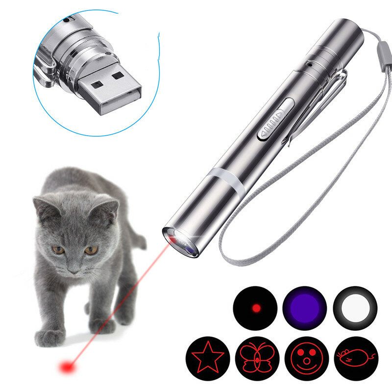 Outerdo Cat Light Igračke Za Mačke Za Pse Indoor Outdoor Interactive Cat Toys Pointer Cat Toy Punjive Za Za Vježbu Hvatanja