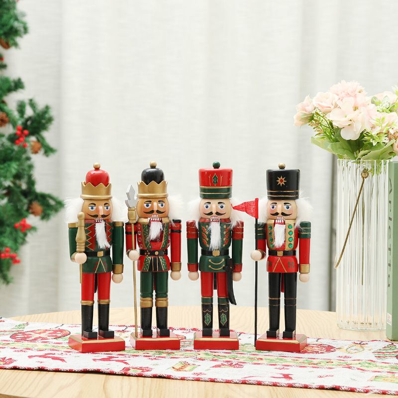 25 cm Štipaljke Lutka Vojnici Božićni Ukrasi Viseći Drveni Mali Darovi U Obliku Vojnika