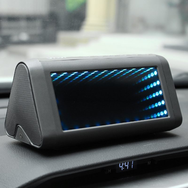 3d Led Ogledalo Bluetooth Svjetlo Zvučnika Vanjski Prijenosni Stereo Zvučnik S Ugrađenom Baterijom Nfc Senzor S Akrilnom Lećom