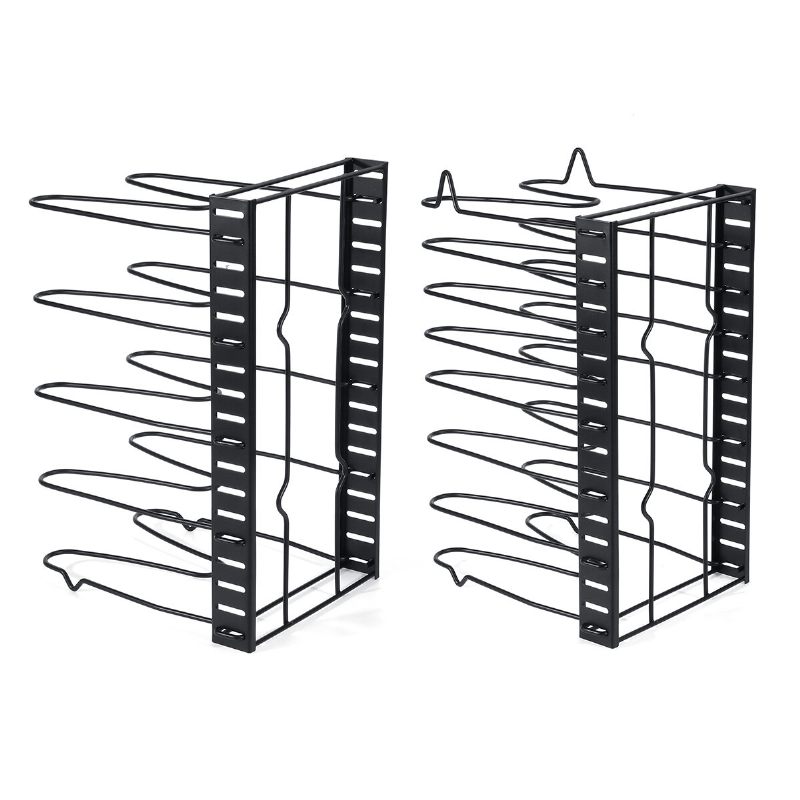 5/8 Katova Kuhinjske Police Za Pohranu Organizator Posuda Poklopac Za Posuđe Držač Smočnice Stalak