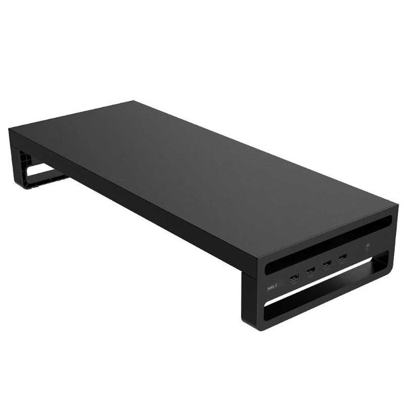 Abs Stalak Za Prijenosno Računalo S Usb 3.0 Priključkom Za Punjenje Bežični Punjač Za Monitor Povećanje Stola Organizator