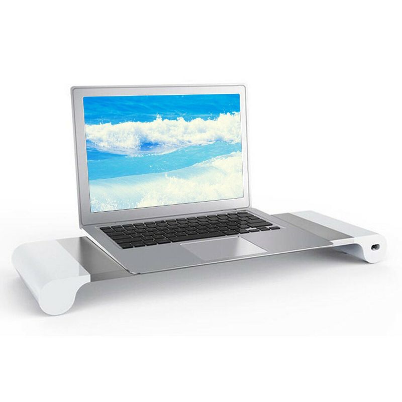 Aluminijsko Postolje Za Stolni Monitor Neklizajuće Prijenosno Računalo Laptop Riser S 4 Porta Usb Punjačem Za Imac Macbook Pro Air