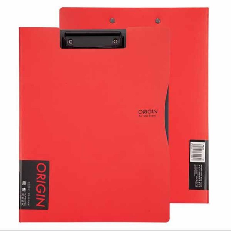 Comix A828 Clip File Folder Double Folding Data Thickening A4 Flat