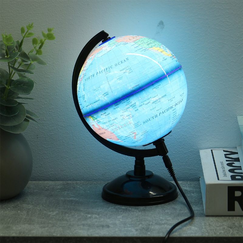 Led Osvijetljeni Globus Earth Usb Napajanje Od 14 cm Rotirajući Model Globusa Za Dječju Edukaciju Kućne Dekoracije