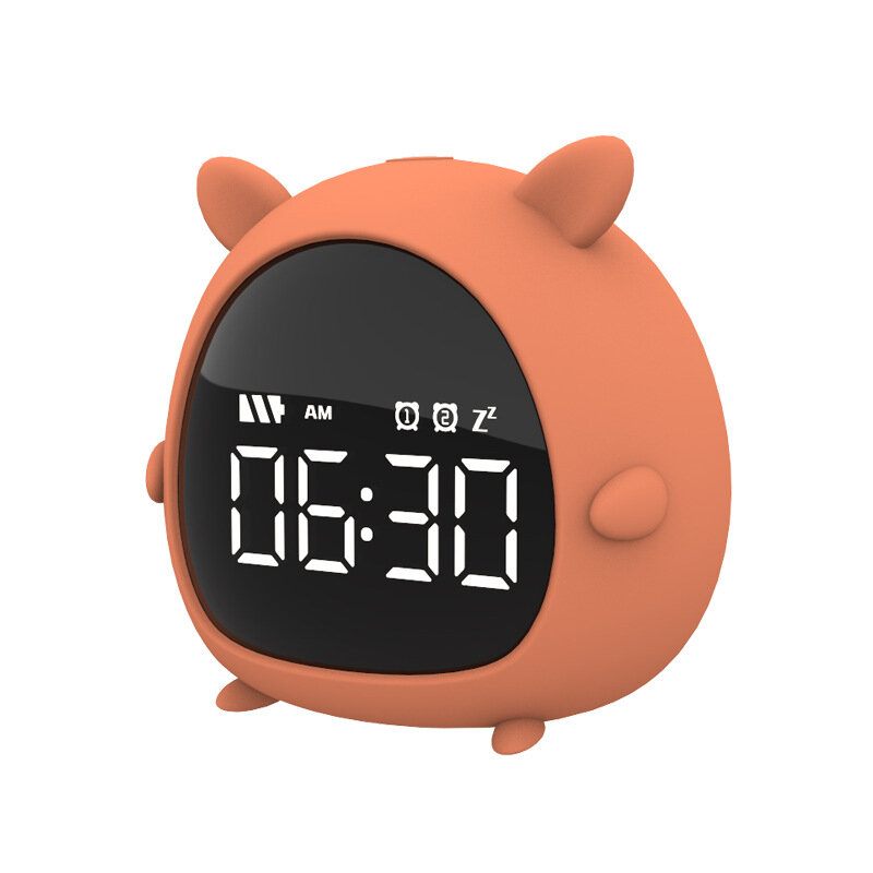 Little Elf Budilica Digitalna Led Stolna Snooze Countdown Punjiva Crtani Sat