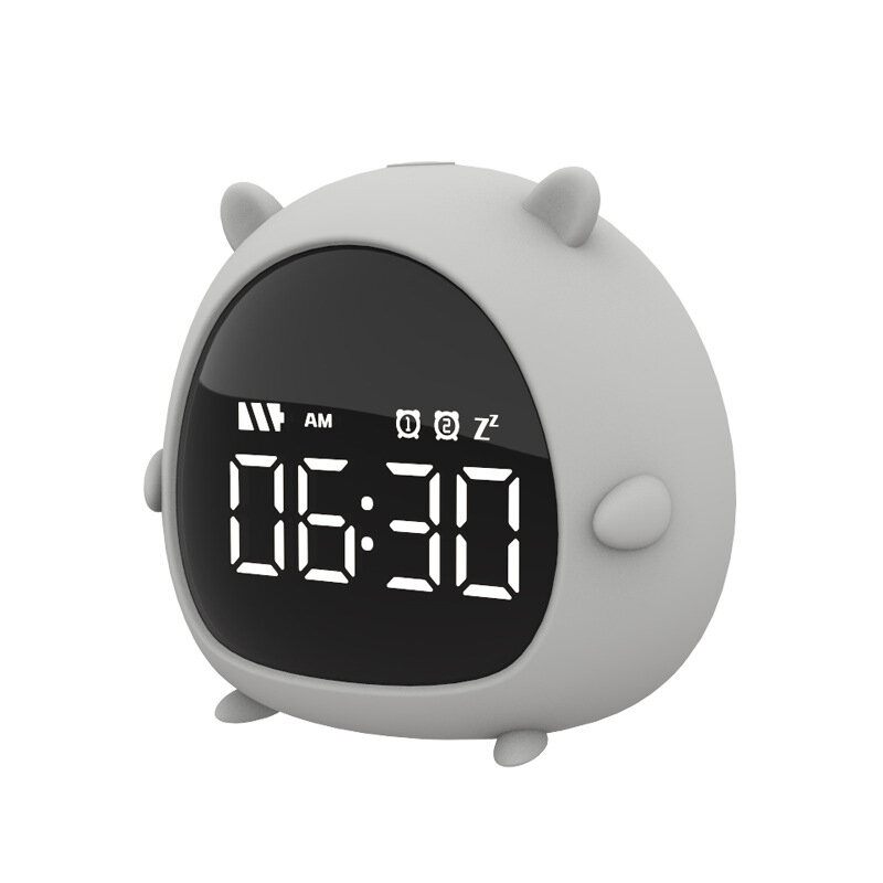 Little Elf Budilica Digitalna Led Stolna Snooze Countdown Punjiva Crtani Sat