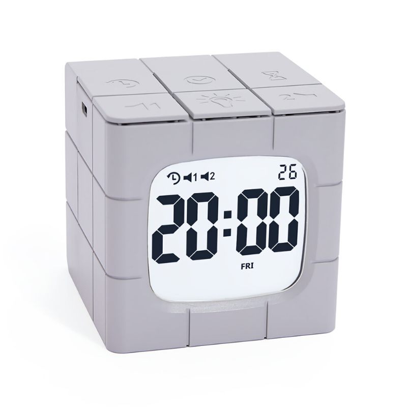 Magic Cube Alarm Clock Led Višenamjenski Time Manager Usb Punjenje Timer Study Cooking Supplies