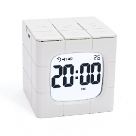 Magic Cube Alarm Clock Led Višenamjenski Time Manager Usb Punjenje Timer Study Cooking Supplies