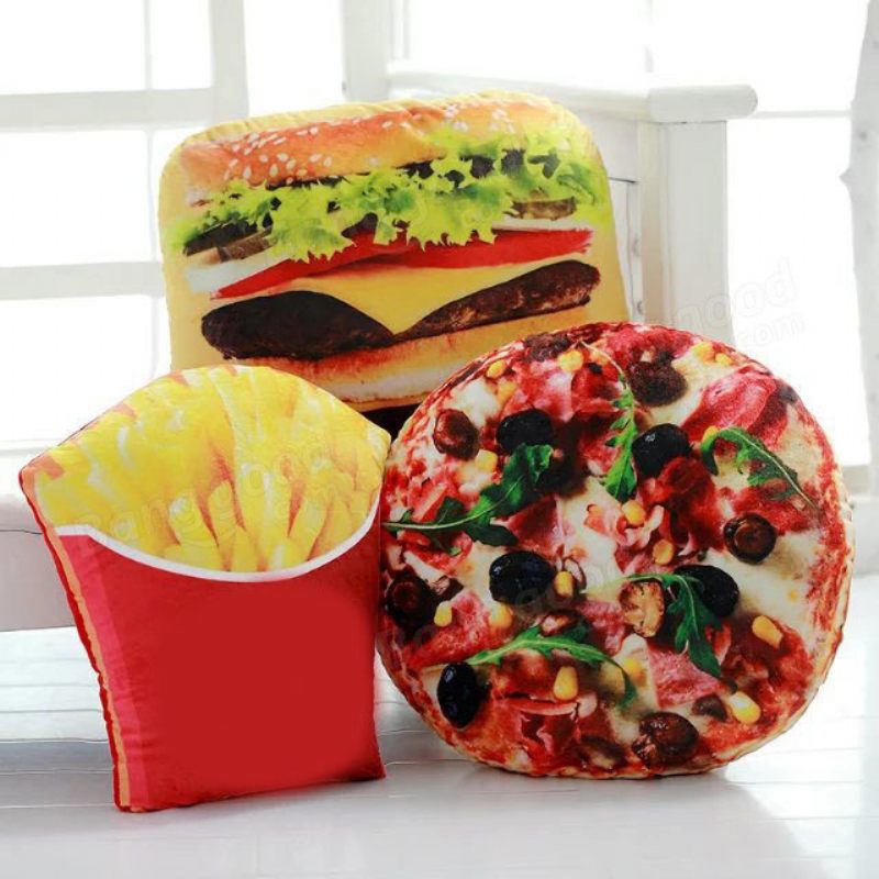 Creative Squishy 3d Pizza Cola Krumpir Hamburger Čips Jastuci Hrana Jastuk Rođendanski Dar Trik Igračke