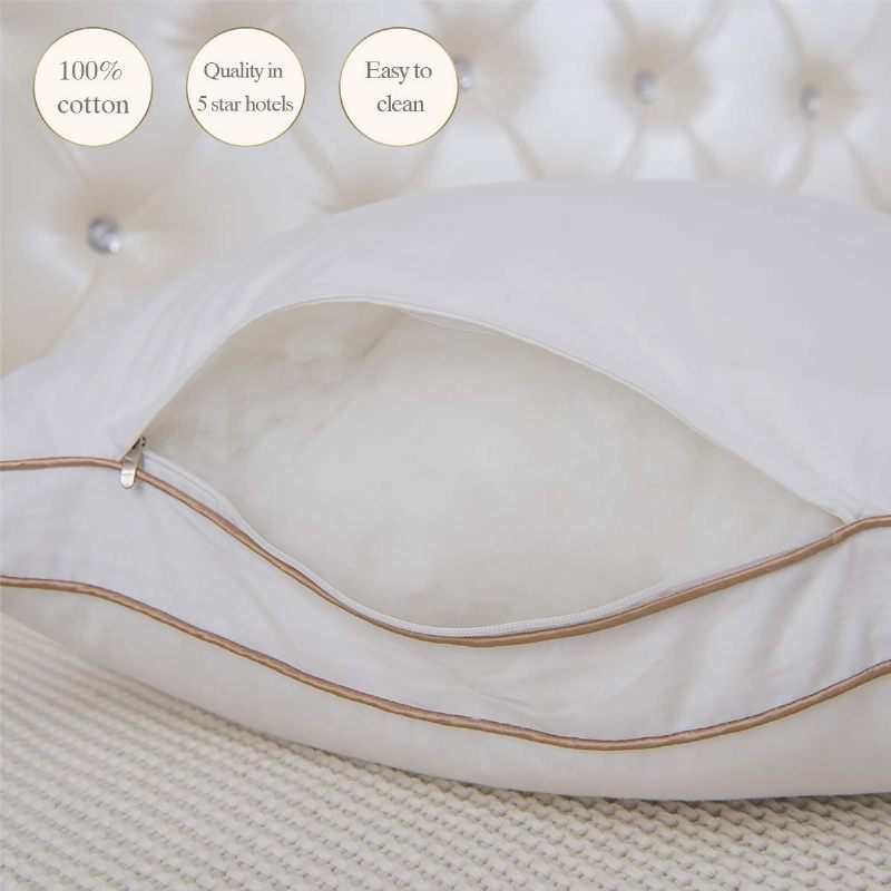 Hipoalergeni Jastuci Za Spavanje Mekani Pamučni Jastuk Za U Hotelima S 5 Zvjezdica S Navlakom S Patentnim Zatvaračem