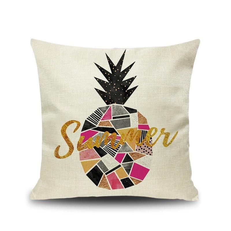 Ins Nordic Pineapple Cactus Geometric Style Lanena Jastučnica Kućna Sofa Art Decor Sjedalo