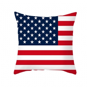 Jastučnica Za Dan Neovisnosti Amerike Prilagođena Jednostavna Od Kože Breskve Za Kauč Za Dom