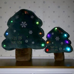 Kreativni Božićni Led Svjetleći Jastuk Za Božićno Drvce Plišane Igračke Dječji Darovi Dekoracija Kućne Zabave
