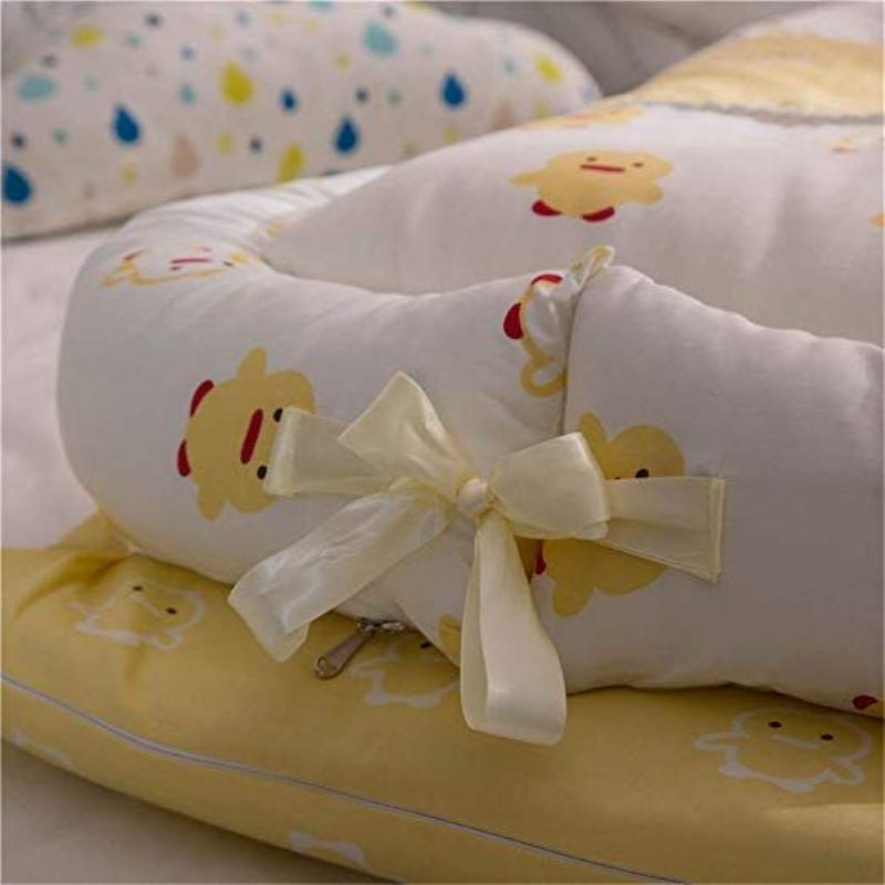 Ležaljka Za Novorođenče: Prozračna Hipoalergena - Savršena Za Zajedničko Spavanje Pamučni Prijenosni Krevet Za Dojenčad
