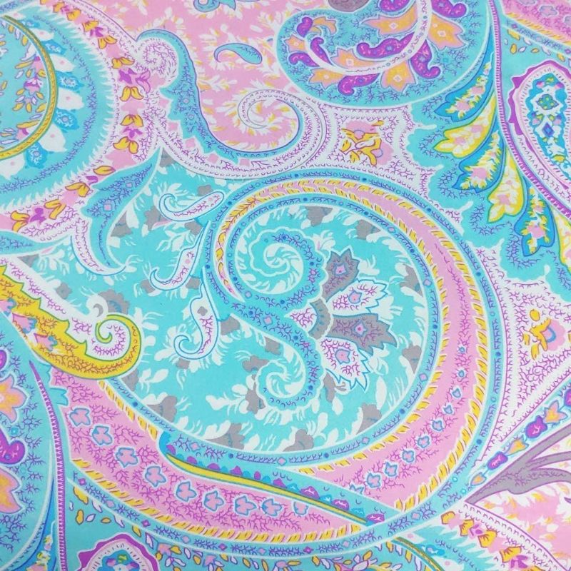 Paisley Posteljina Vibrant Purple I Teal Luksuzna 800 Niti 100% Egipatski Pamuk Navlake Za Poplun I Jastučnice