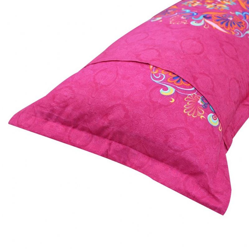 Queen Size 3pcs Bohemia Set Navlaka Za Poplun Veselih Boja Luksuzna Posteljina S Otisnutim Krugovima