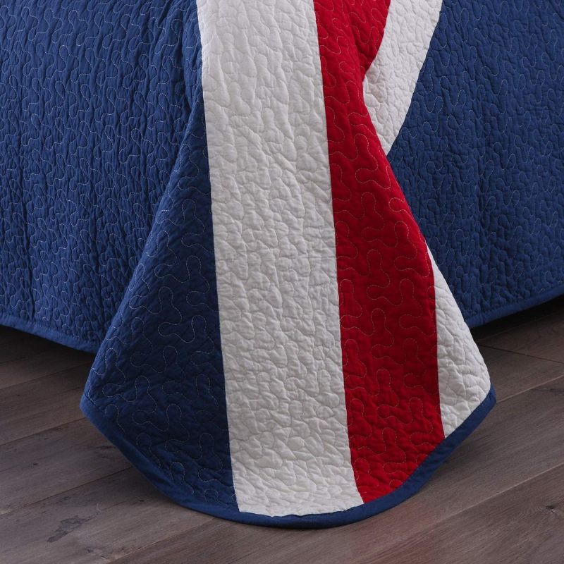 Queen Size Dizajn Britanske Zastave Prošiveni Set Jorgana 100% Pamuk 3kom Kompleti Jorganske Posteljine Prekrivač