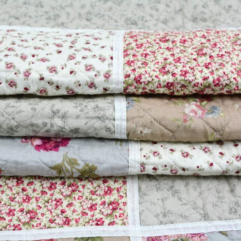 Queen Size Seoska Posteljina Vintage Setovi Posteljine Djevojke Patchwork Prošiveni Prekrivači Pamučni Komplet Popluna Pamuk