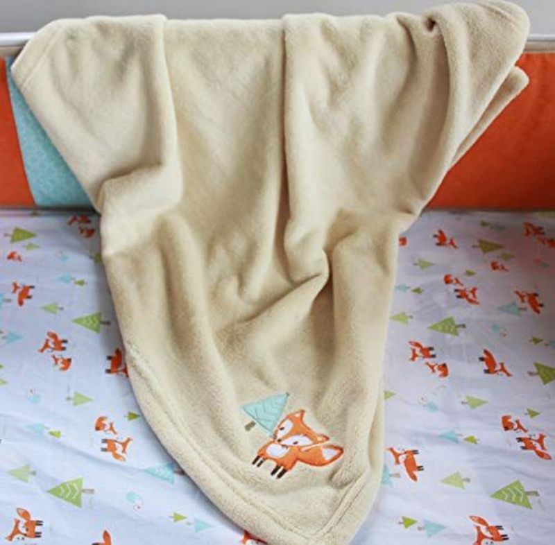 Set Posteljine Za Dječji Krevetić Playful Fox Mint Lattice Bedding Arrow Print Set Za Woodland Set Za Dječju Sobu Višebojna Posteljina Unisex 8kom