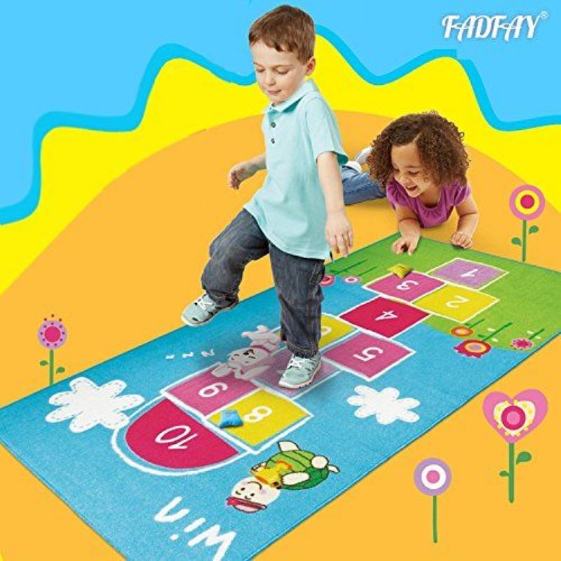 Girls Hopscotch Tepih Za Spavaću Sobu 39''55''