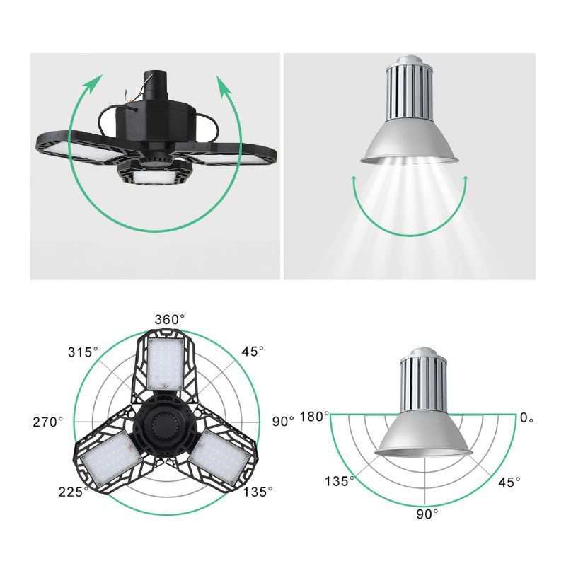 120w 6500k 78/104led Sklopivo Svjetlo Za Kampiranje 5 Načina Rada Usb/solarno Punjenje Vodootporni Daljinski Upravljač Super Svijetlo Za Hitne Slučajeve