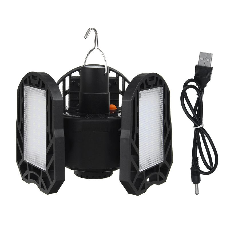 120w 6500k 78/104led Sklopivo Svjetlo Za Kampiranje 5 Načina Rada Usb/solarno Punjenje Vodootporni Daljinski Upravljač Super Svijetlo Za Hitne Slučajeve