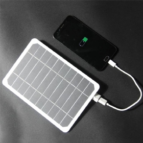 205*140mm 5v 5w Solarni Panel Velike Snage Za Mobilni Telefon Usb Solarna Baterija Punjač Za Kampiranje