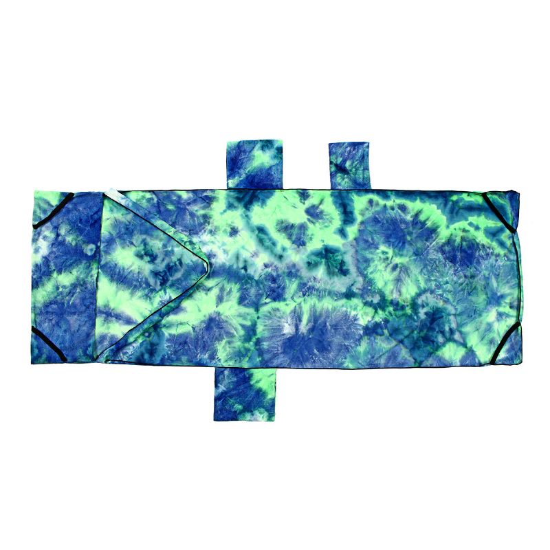 210 X 75 cm Ručnik Za Ležaljke Za Plažu Lazy Sunbath Tie-dye Upijajuća Podloga Za Kampiranje S Više Džepova