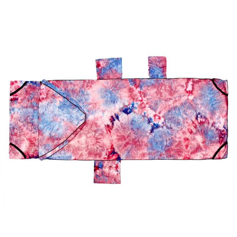 210 X 75 cm Ručnik Za Ležaljke Za Plažu Lazy Sunbath Tie-dye Upijajuća Podloga Za Kampiranje S Više Džepova