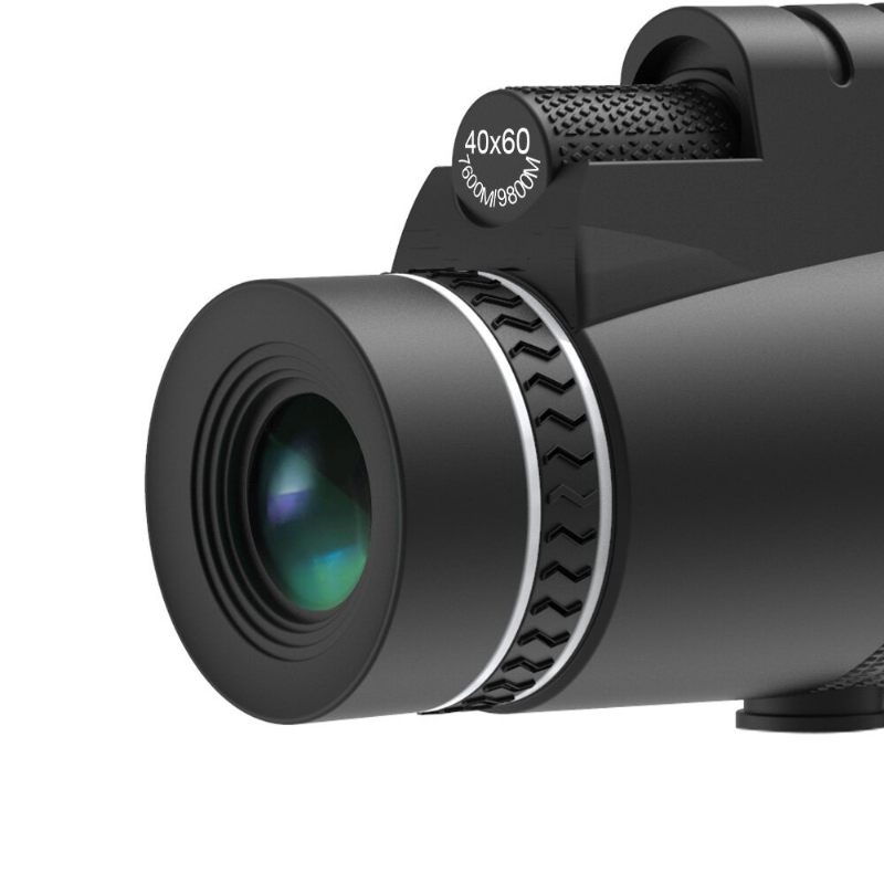 40x60 Monocular Hd Optic Bak4 Teleskop Za Noćno Gledanje Pri Slabom Osvjetljenju Kampiranje Na Otvorenom Planinarenje Promatranje Ptica