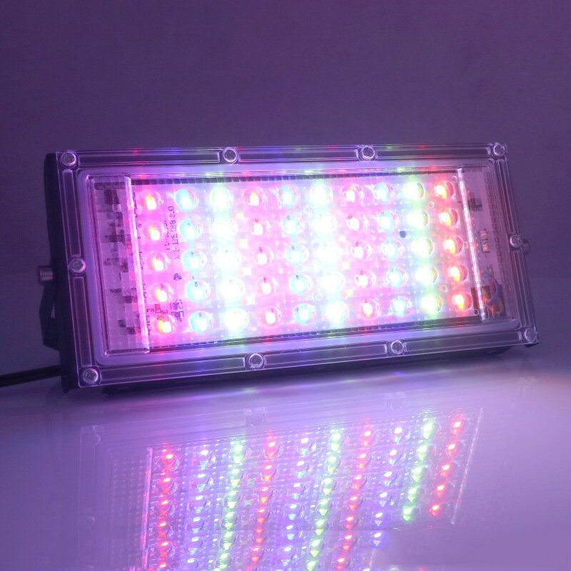 50w Rgb Led Reflektor Ac 220v 230v 240v Vanjski Ip65 Vodootporna Led Ulična Svjetiljka Pejzažna Rasvjeta