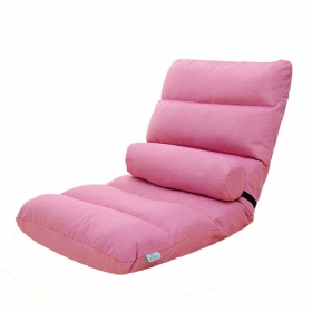 52x110cm Višebojna Sklopiva Lazy Sofa Podesiva Podna Stolica Ležaljka Sjedala S Jastukom