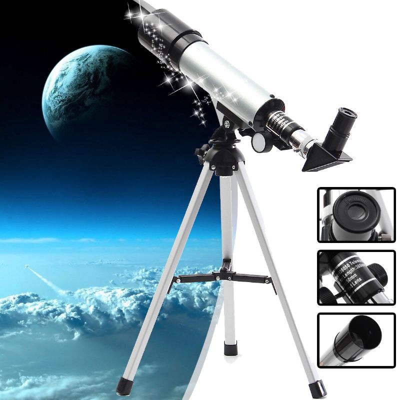 90x 50 mm Monokularni Teleskop Astronomski Refraktorski Refraktivni Okulari Sa Stativom Za Početnike