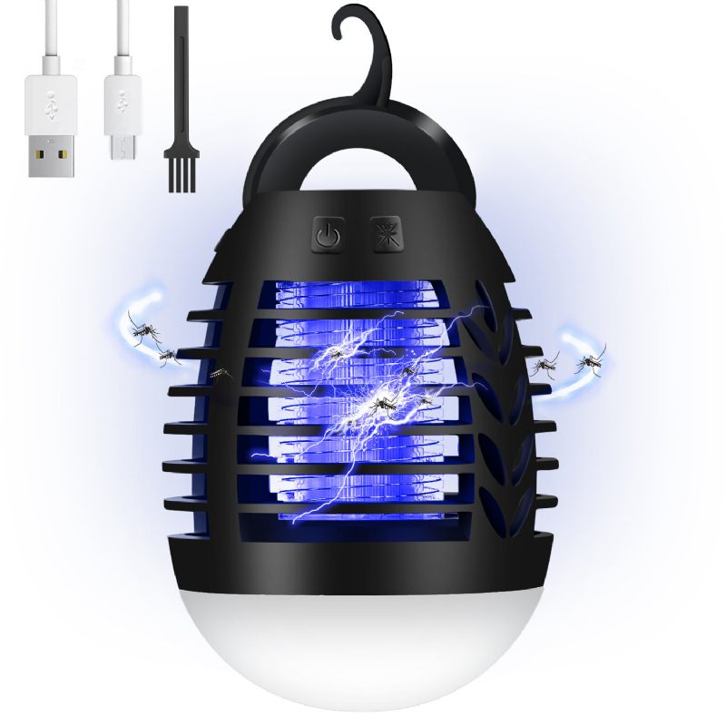 Ambother 5w Električna Lampa Za Ubijanje Komaraca 3 Vrste Svjetala Usb Punjiva Ip67 Vodootporna Vanjska Ubojica U Zatvorenom Prostoru