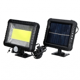 Cob 100led Svjetiljka 30w 600lumen Ip65 Solarna Vanjsko Svjetlo U Parku I Vrtu Za Kampiranje Radno