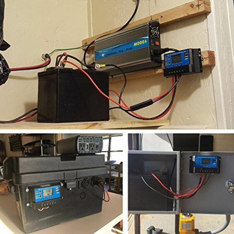 Komplet Solarnog Invertera Od 8000 W Sustav Solarne Energije Sa Solarnim Panelom Od 18 W Regulatorom Od 30 A Za Kampiranje