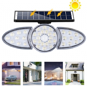 Led Solarna Zidna Svjetiljka S Podesivom Glavom Ip65 Vodootporna Super Svijetla Senzora Za Tijelo Solarni Reflektor Za Vanjsko Vrtno Dvorište