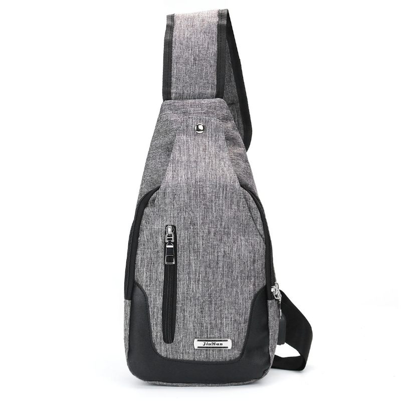 Muška Usb Protuprovalna Prsna Torba Crossbody Messenger Ruksak Na Rame Sling Pack Sportsko Putovanje