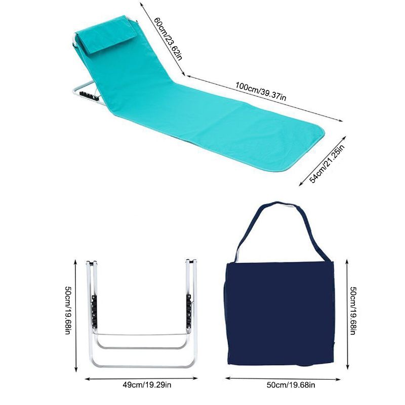 Prijenosne Sklopive Ležaljke Za Plažu Sklopivi Naslonjač Za Vanjske Park Beach Chair