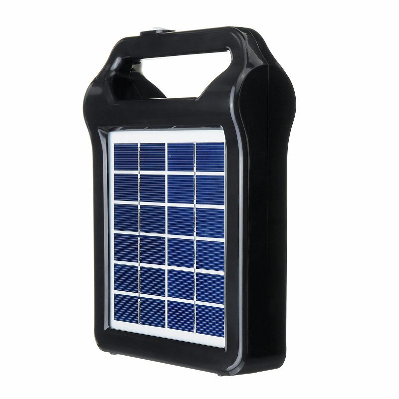 Prijenosni Solarni Punjač Od 2400 Mah Višekratni Sustav Solarnog Generatora Usb Priključak S Osvjetljenjem Lampe