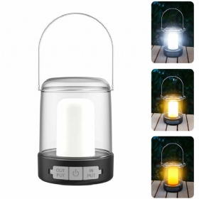 Prijenosno Svjetlo Za Kampiranje Usb Punjivo Radno Vodootporna Led Lampa Vanjska Svjetiljka Za Hitne Slučajeve