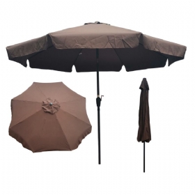Us Direct 10ft Patio Umbrella Market Okrugli Kišobran S Ručicom I Gumbom Za Naginjanje Za Vanjski Bazen U Vrtu I Dvorištu