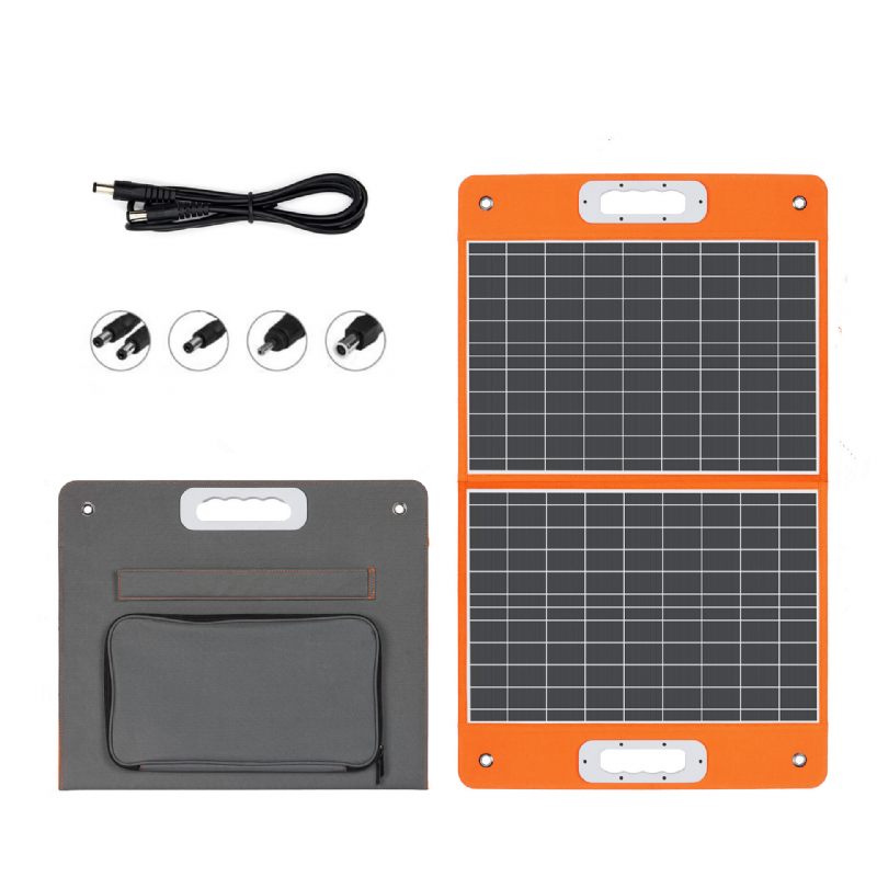 Us Direct 18v 60w Sklopivi Solarni Panel Prijenosni Punjač S Dc Izlazom Usb-c Qc3.0 Za Telefone Tablete Kampiranje Izlet