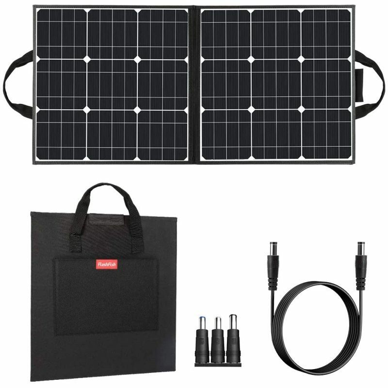 Us Direct Flashfish 50w 18v Prijenosni Solarni Panel Sklopivi Punjač Za Generator Struje Za Kampiranje