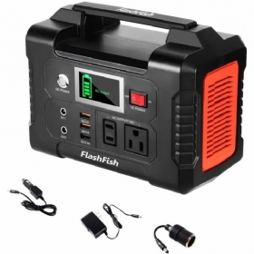 Us/eu Direct Flashfish 200w 40800mah Prijenosni Generator Energije Solarna Elektrana S 110v Ac Utičnicom/2 Dc Priključka/3 Usb Priključka