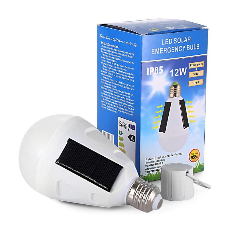 Vanjska 12w Led Šatorska Lampa Na Solarni Pogon Svjetla Za Nuždu Za Kampiranje Prijenosna Noćna Žarulja Za Ribolov
